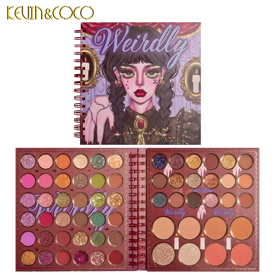 kevin coco eyeshadow palette wednesday