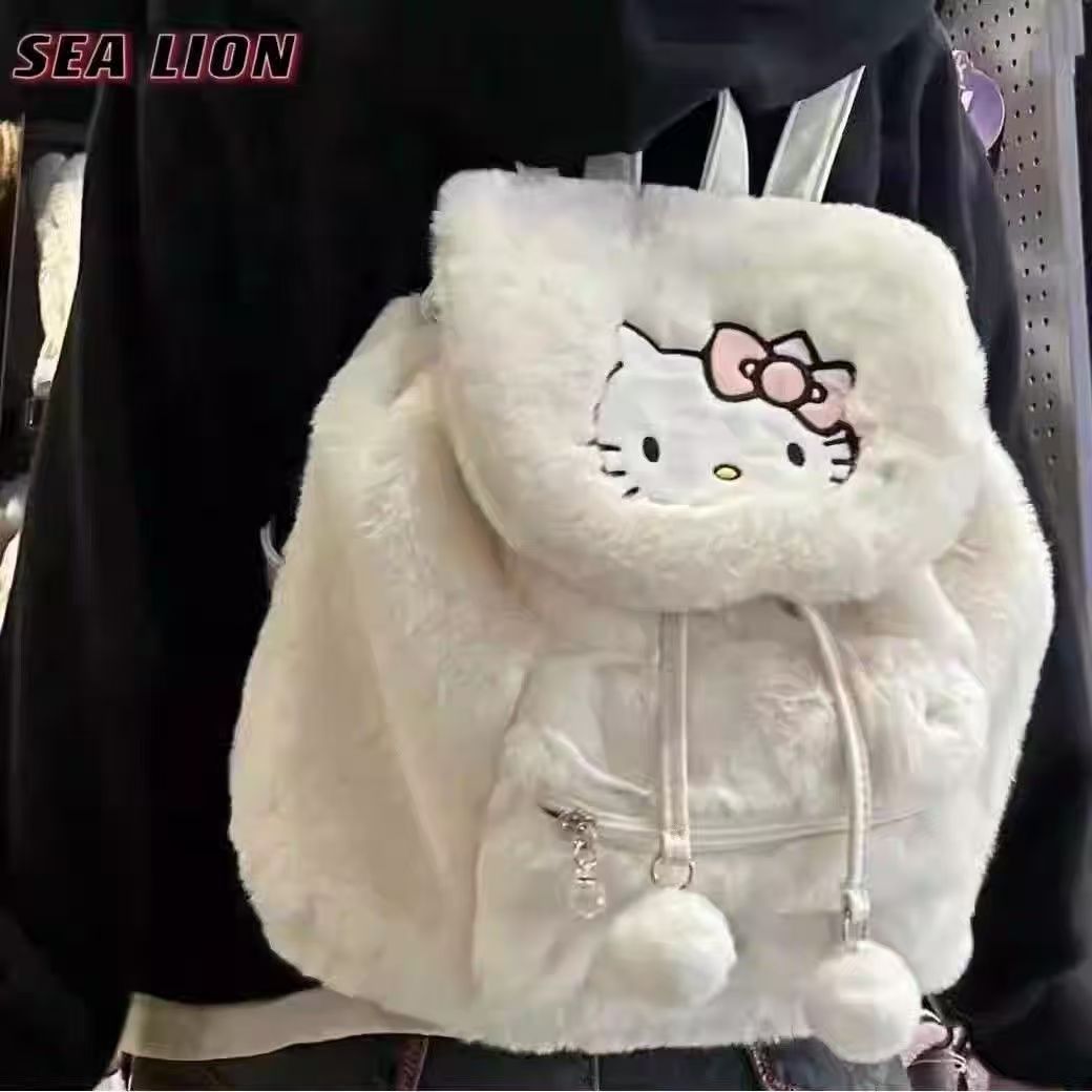 fluffy hk bag soft and light weight.