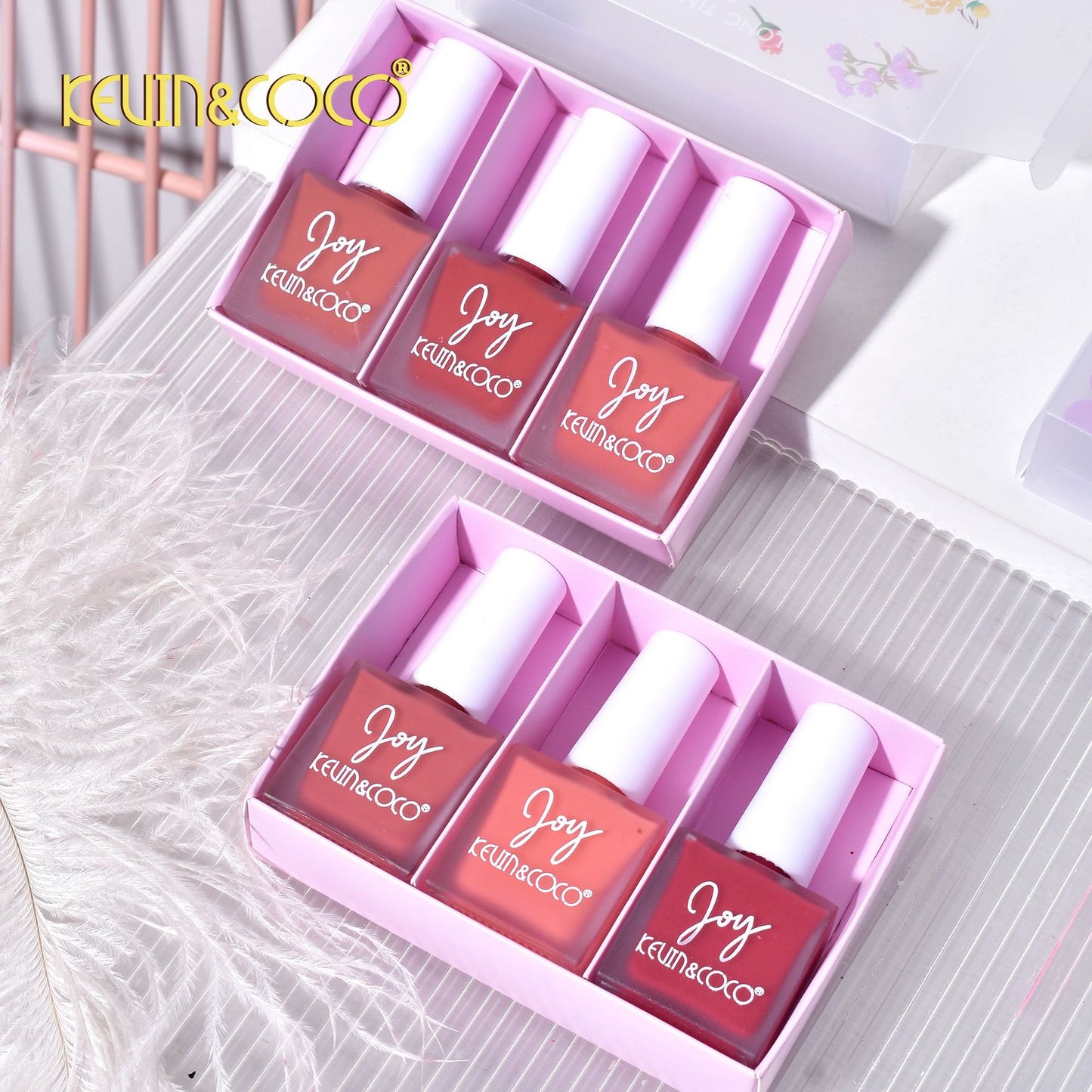 KEVIN&COCO liquid blush, 2sets 6 kinds of colors