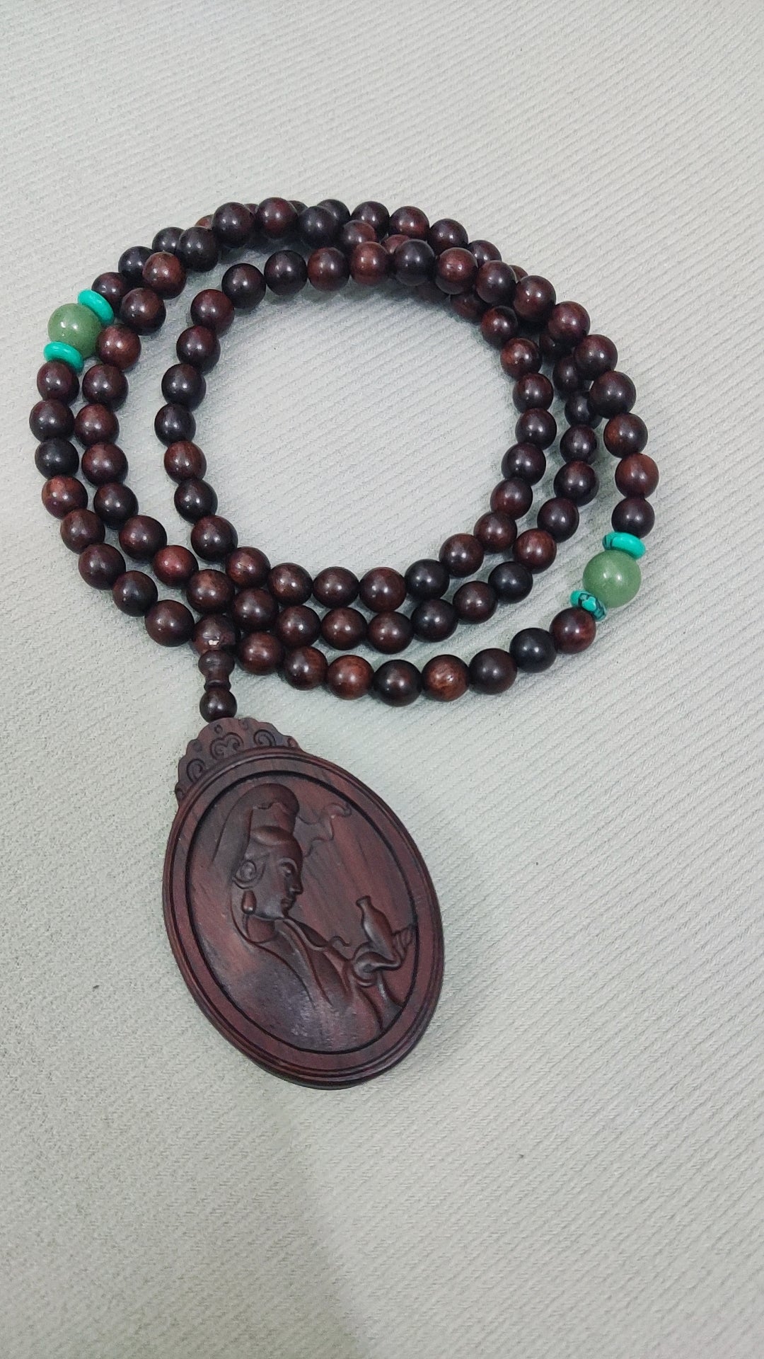 Rosewood with Turquoise necklace。Has value-preserving properties, order with free gift.
