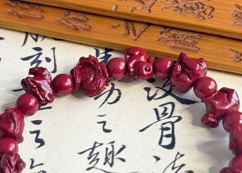 zodiac bracelet with best wishes, protect people bring good luck.