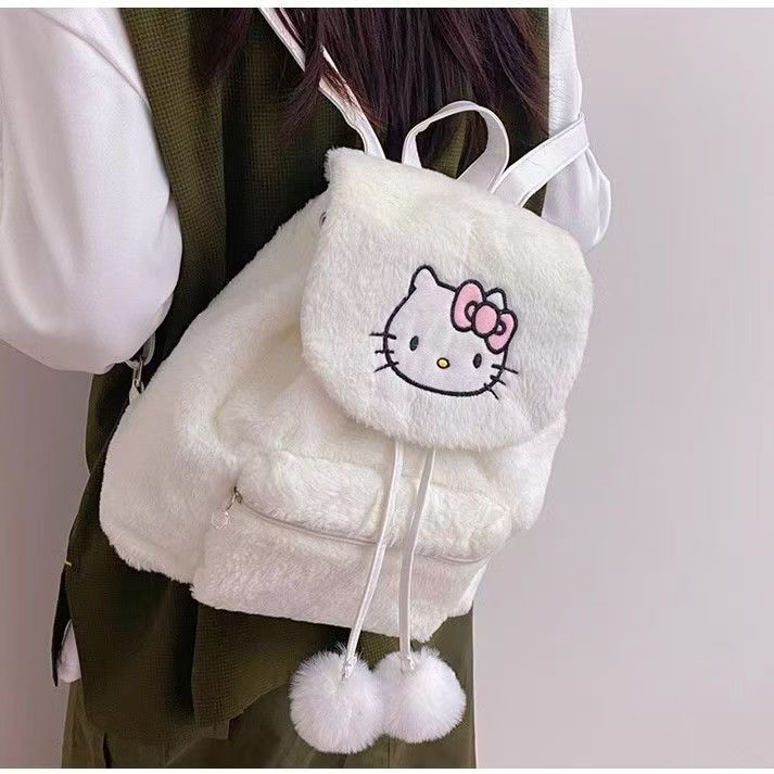 fluffy  hk bag  soft and light weight.