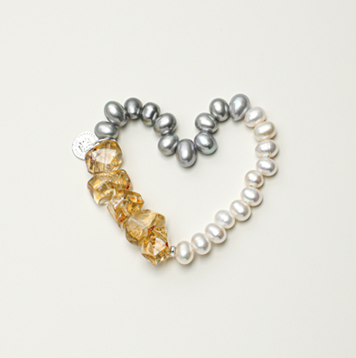Golden Amber · Silver Radiance Bracelet