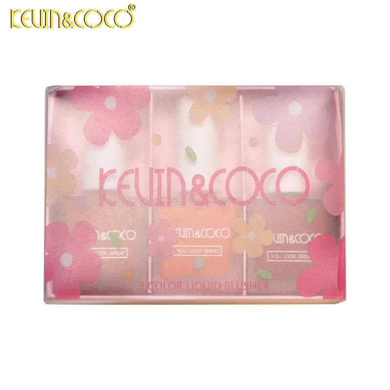 KEVIN&COCO liquid blush, 2sets 6 kinds of colors
