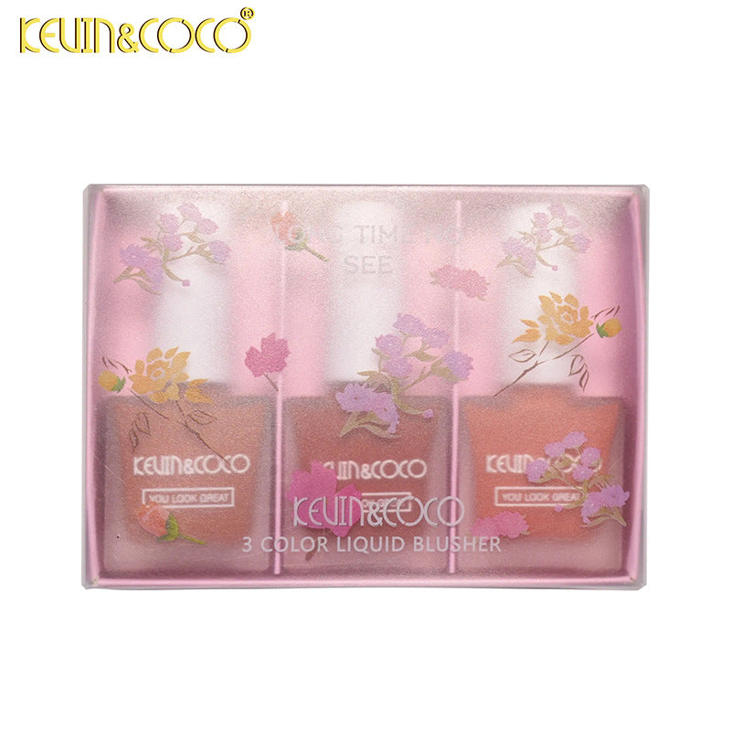 KEVIN&COCO liquid blush, 2sets 6 kinds of colors