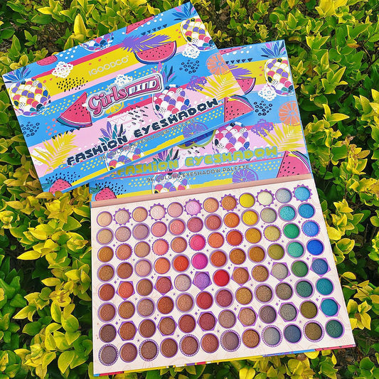 96-colour eyeshadow palette, pearlescent matte, glitter, glitter, glitter, palette, stage makeup, COS palette