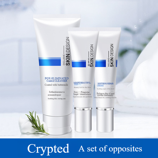 Acne cream product set closed acne cream men's skin care ,gift box.
